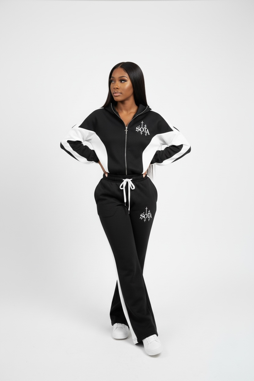 Sota Black sweatsuit