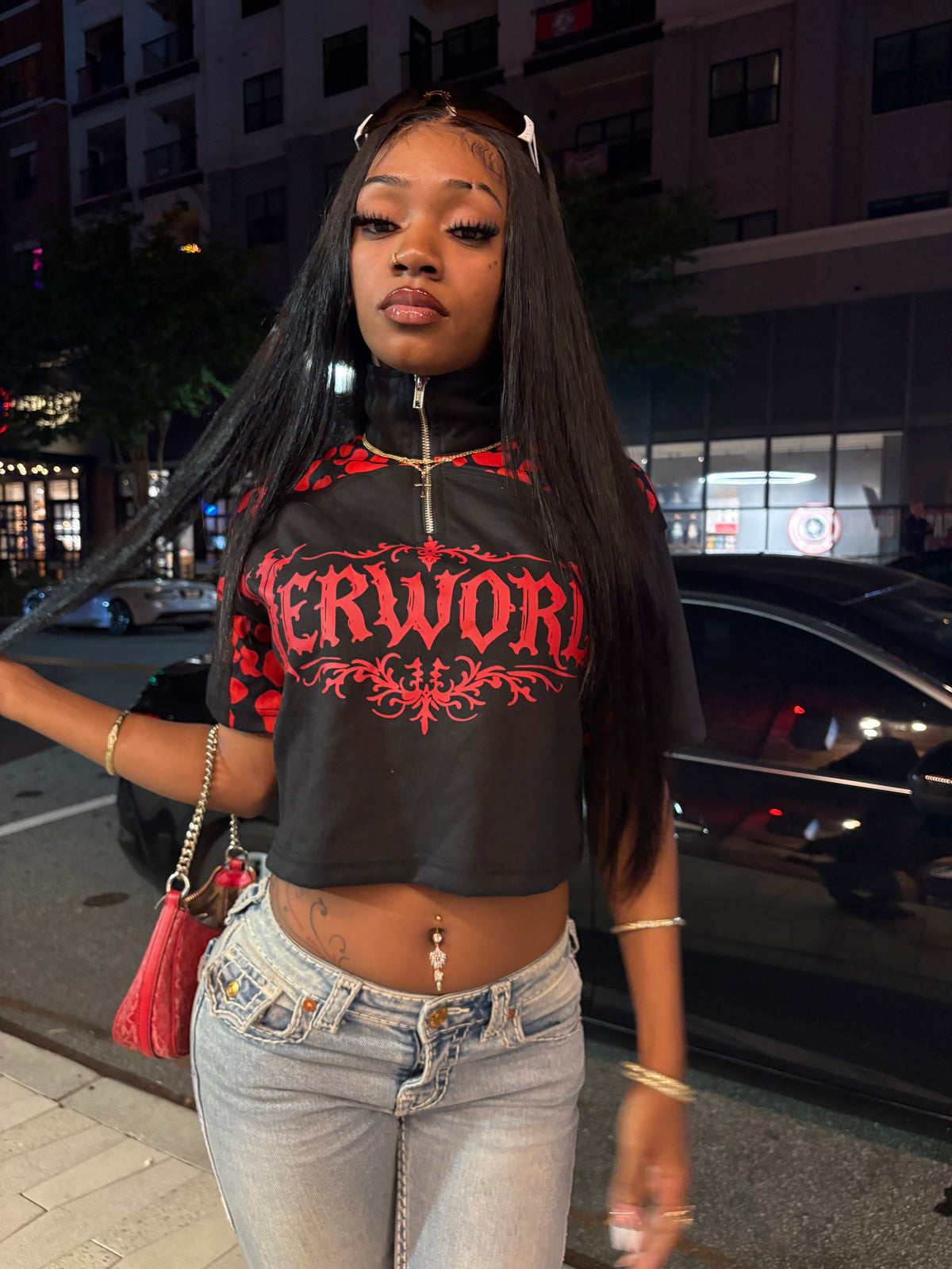 Rippherworld Cropped Polo Shirt