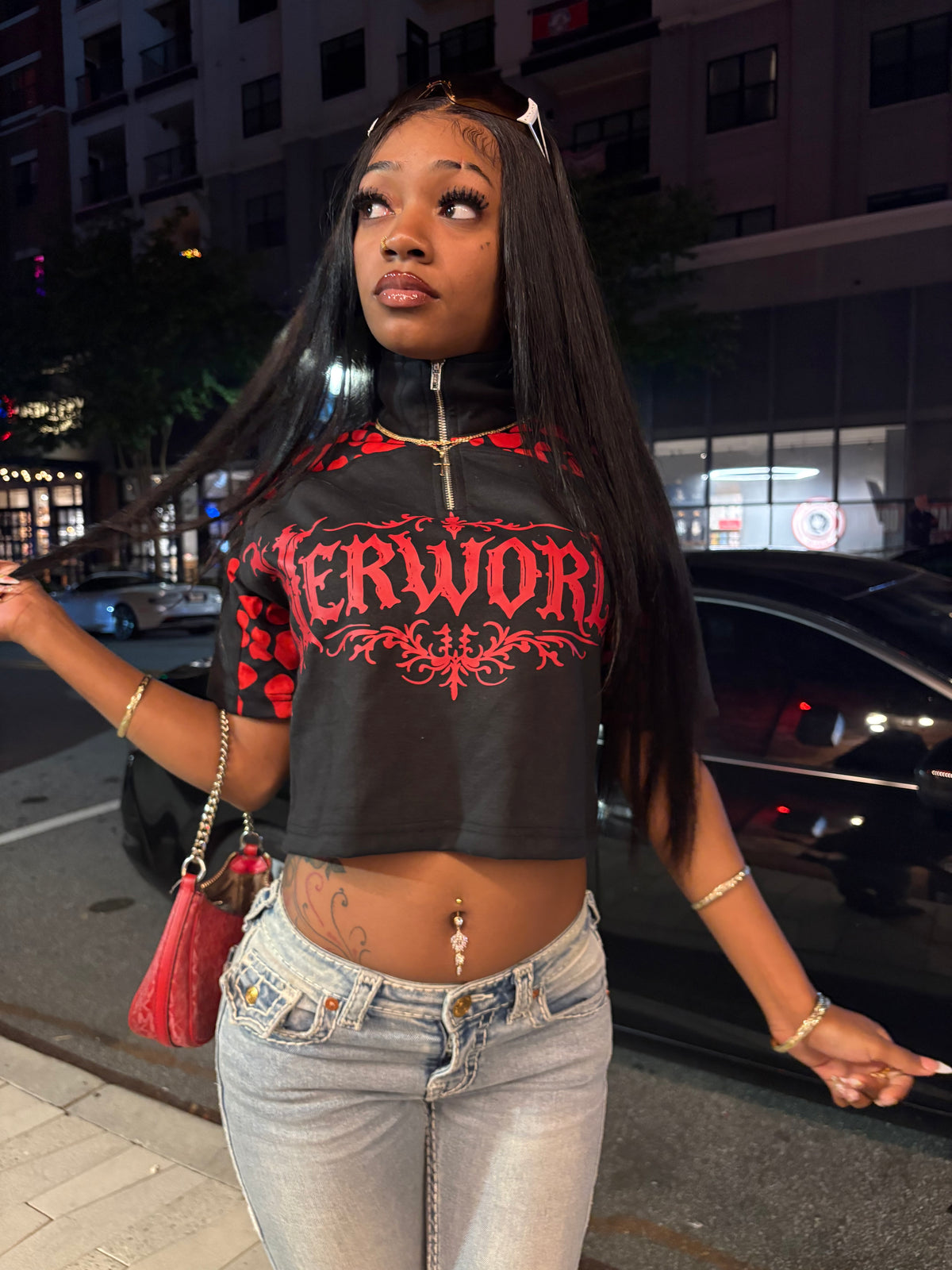 Rippherworld Cropped Polo Shirt