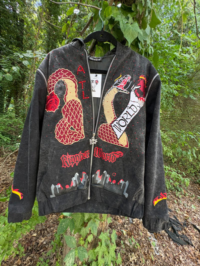 Black Rippherworld denim jackets