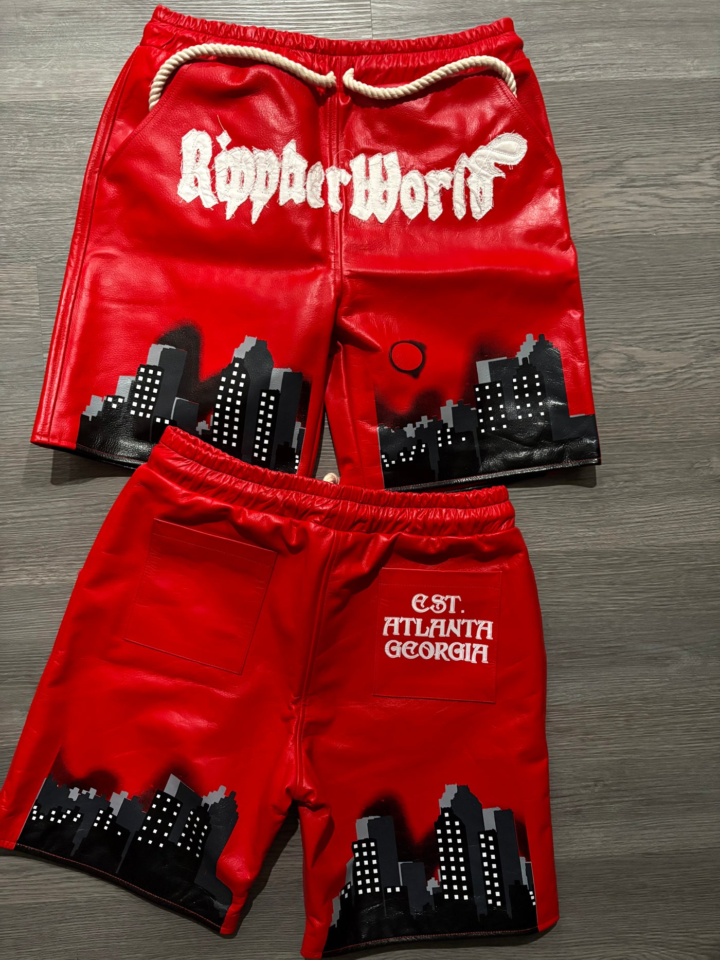 Rippherworld Leather shorts