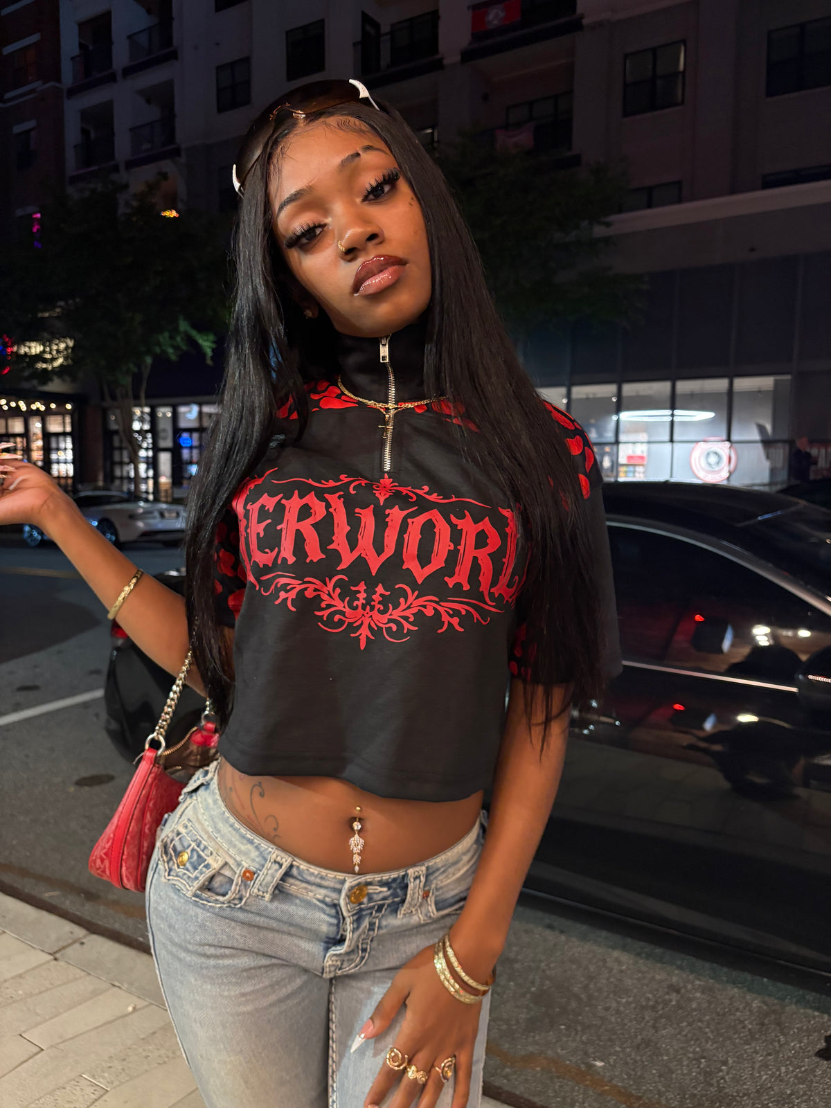 Rippherworld Cropped Polo Shirt