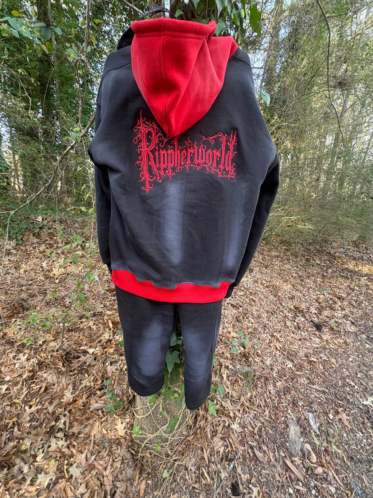 Midnight Black Rippherworld Sweatsuit