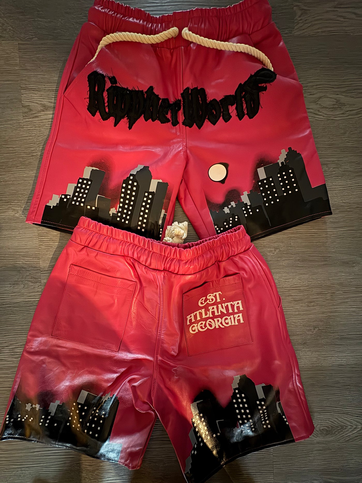 Rippherworld Leather shorts